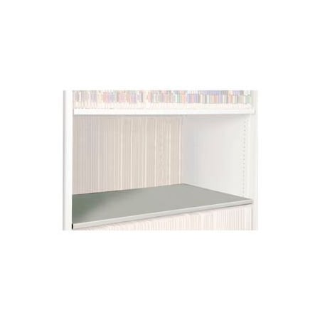 Rotary File Cabinet Components, Legal Depth Flat Shelf, Bone White